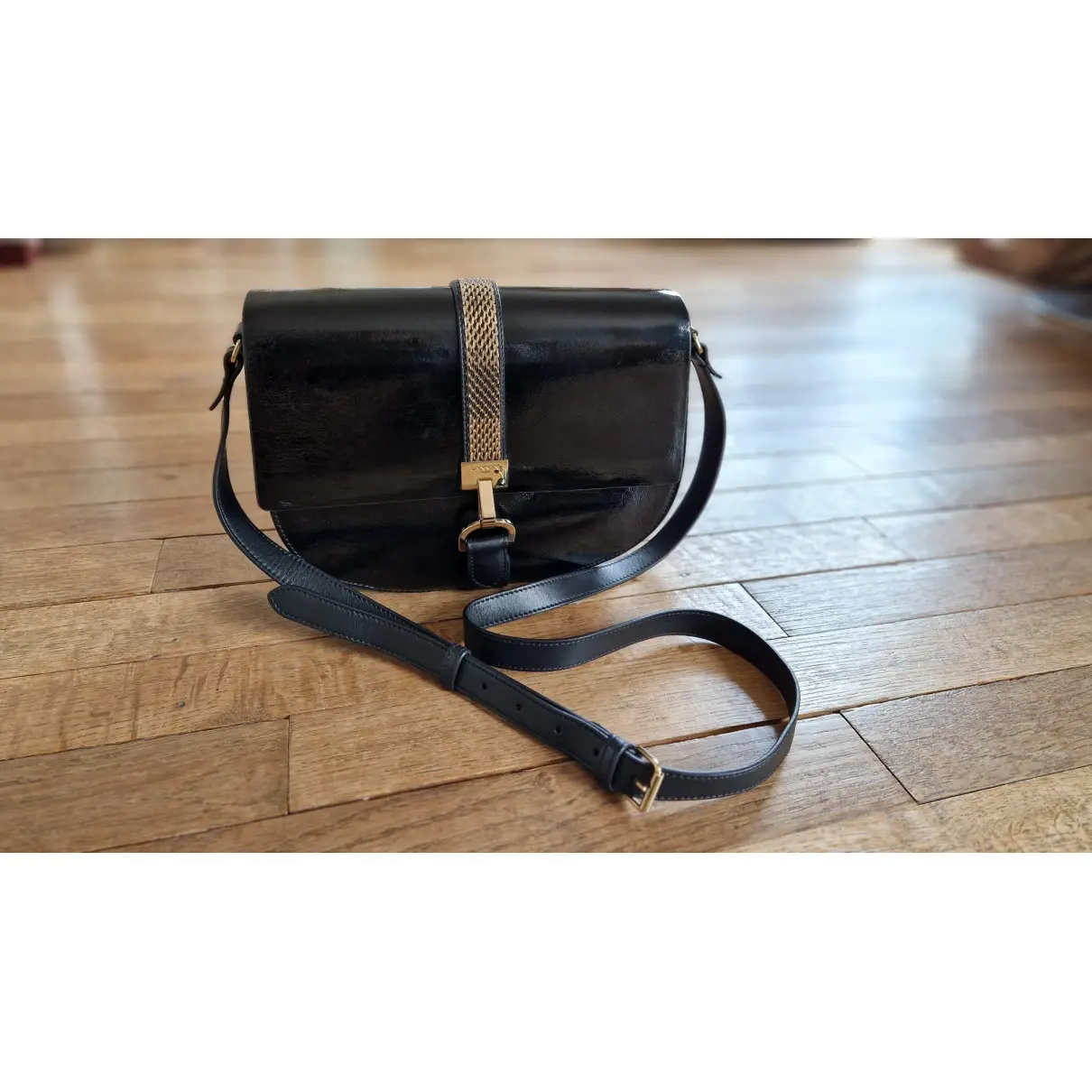 Lien leather handbag Lanvin