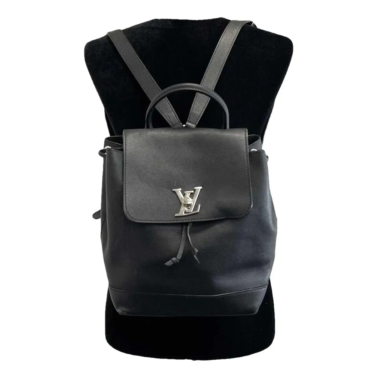 Lockme leather backpack