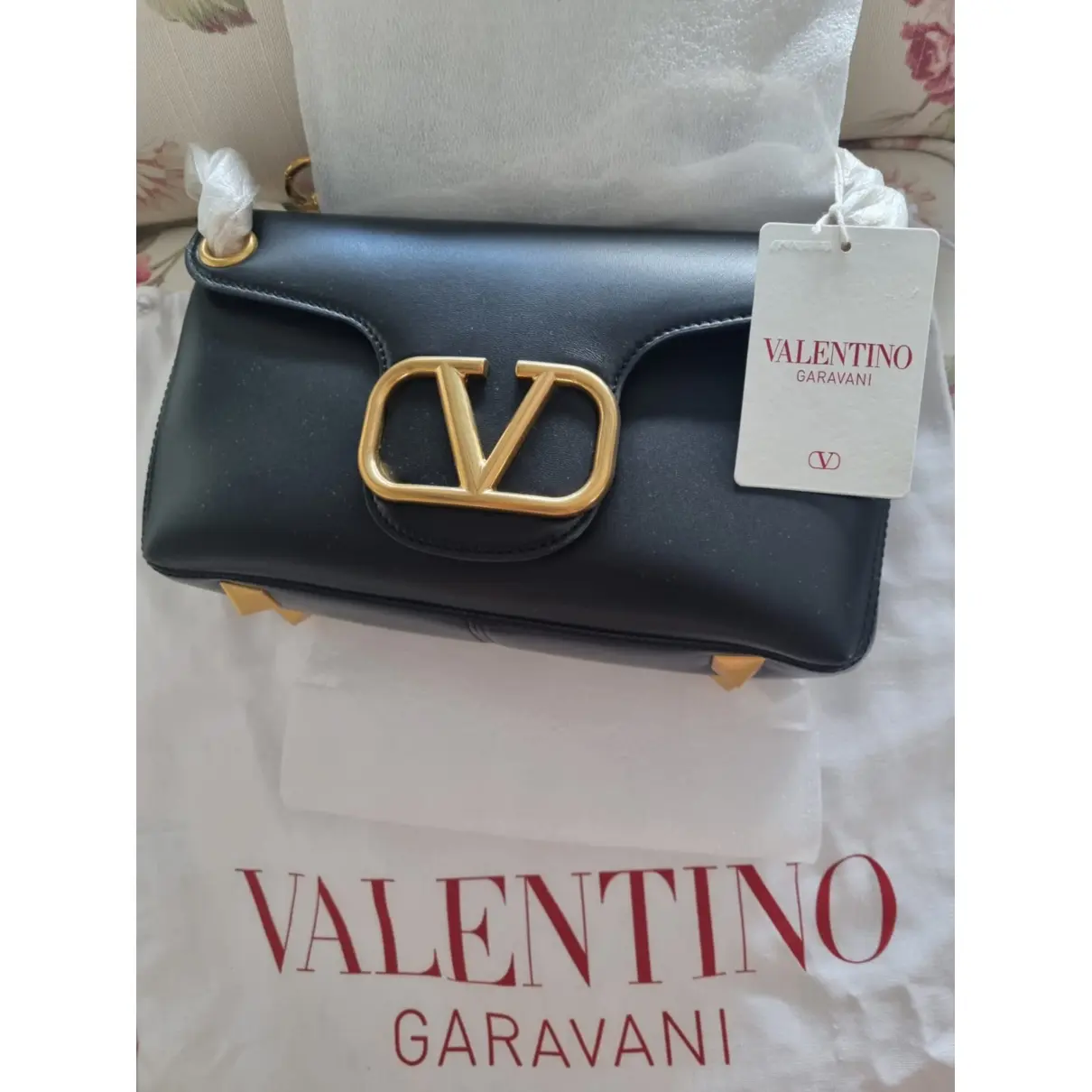 Loco East West leather handbag Valentino Garavani