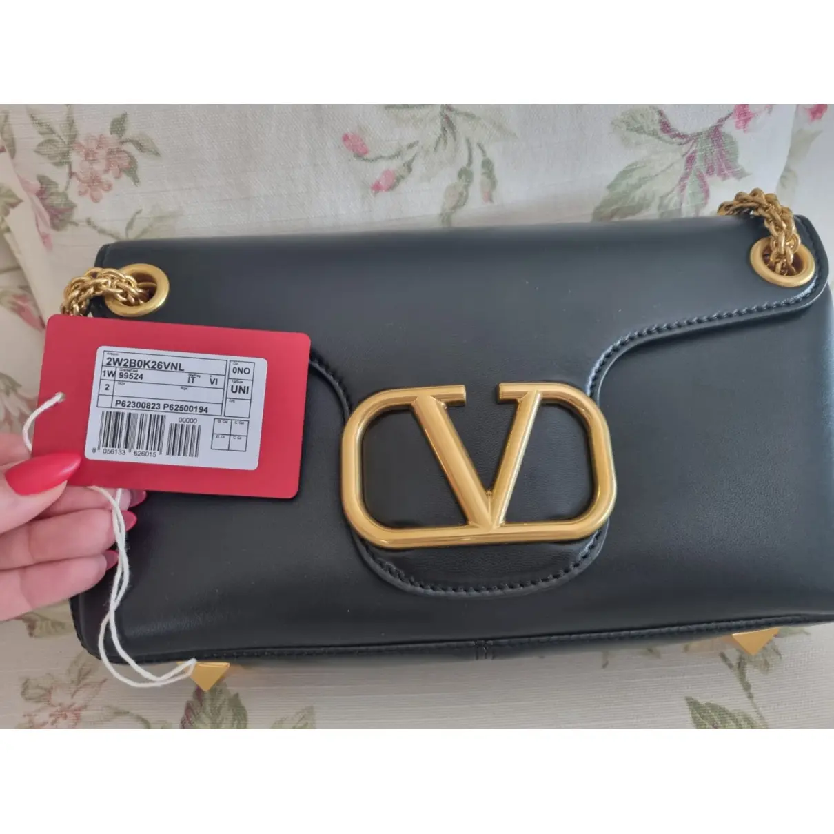 Buy Valentino Garavani Loco East West leather handbag online