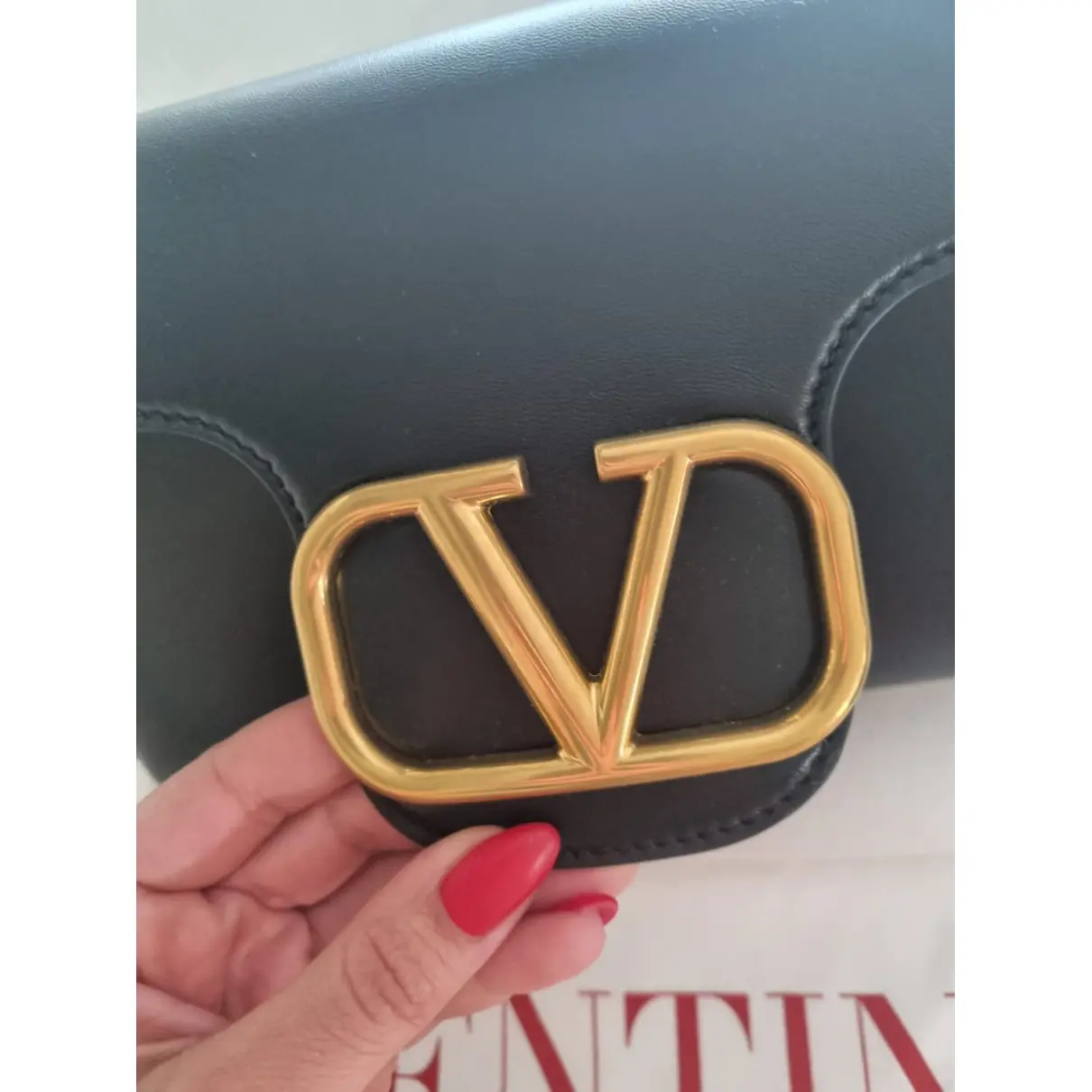 Loco East West leather handbag Valentino Garavani