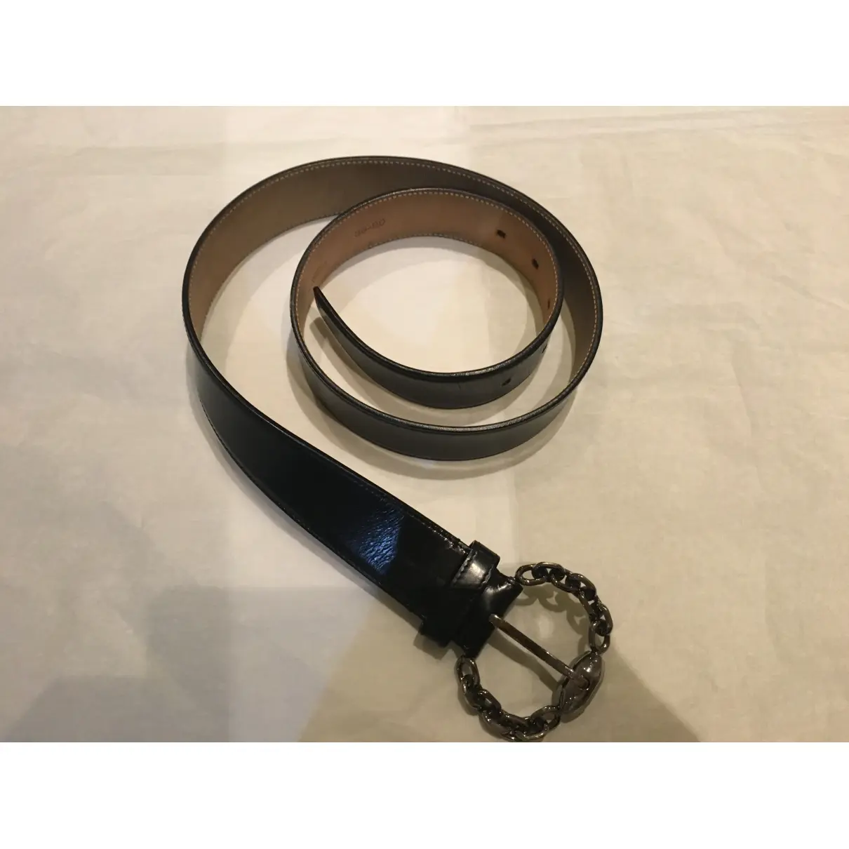 Leather belt Loewe