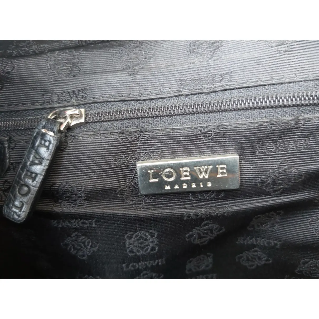 Leather satchel Loewe - Vintage