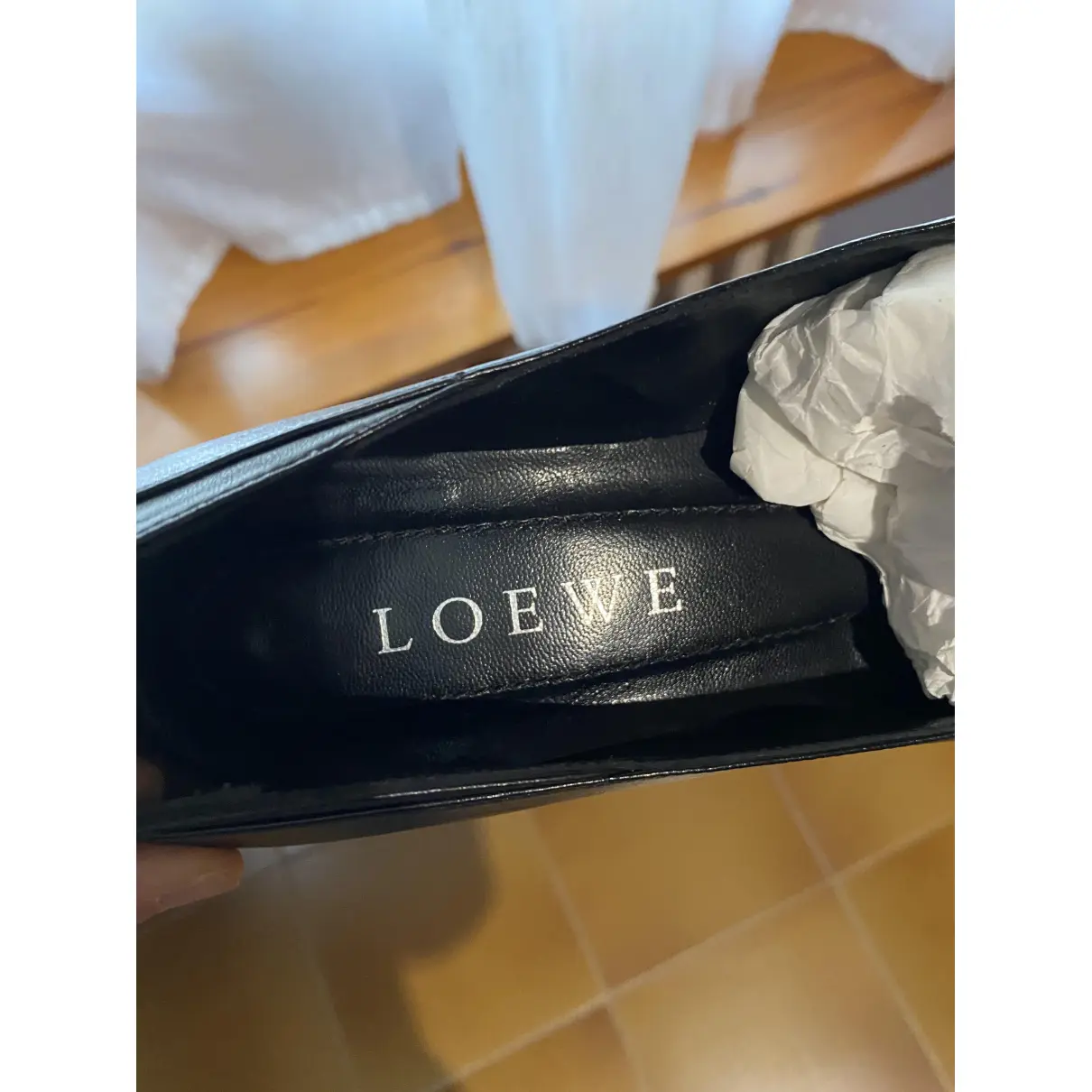 Leather heels Loewe