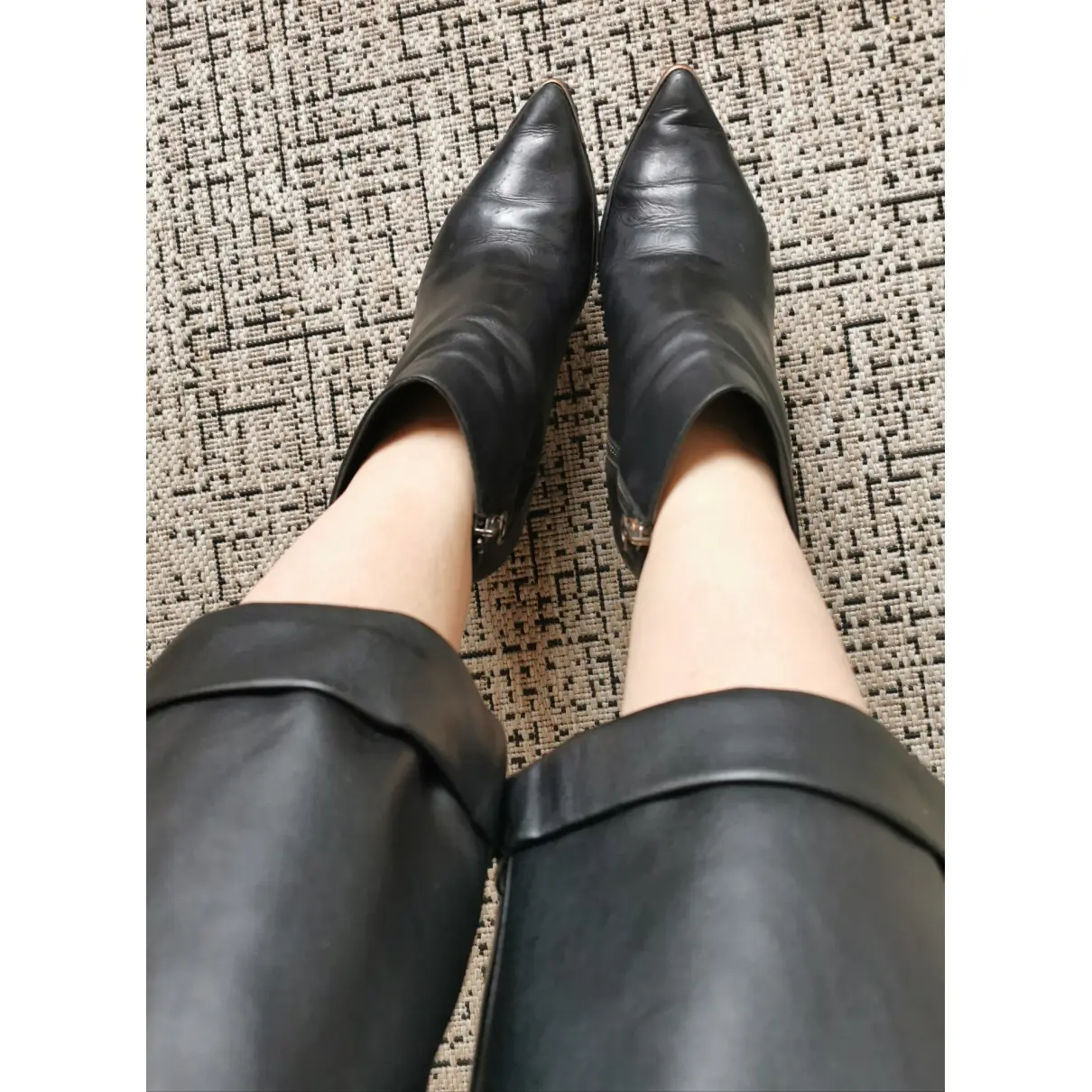 Loma leather ankle boots Acne Studios