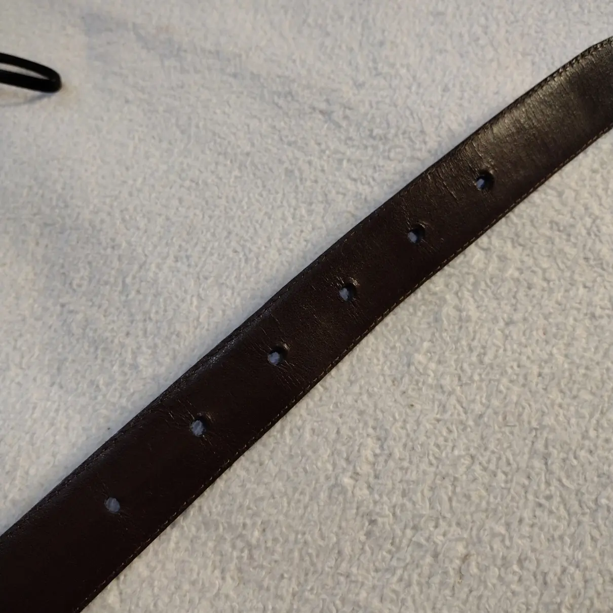 Leather belt Longchamp