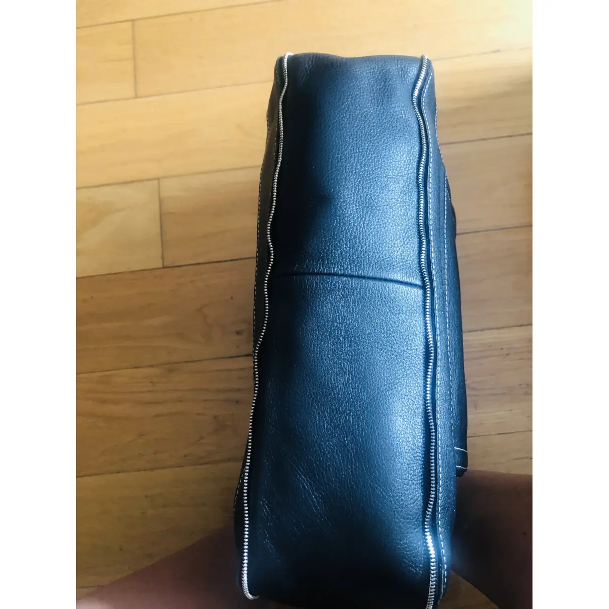 Leather handbag Longchamp - Vintage