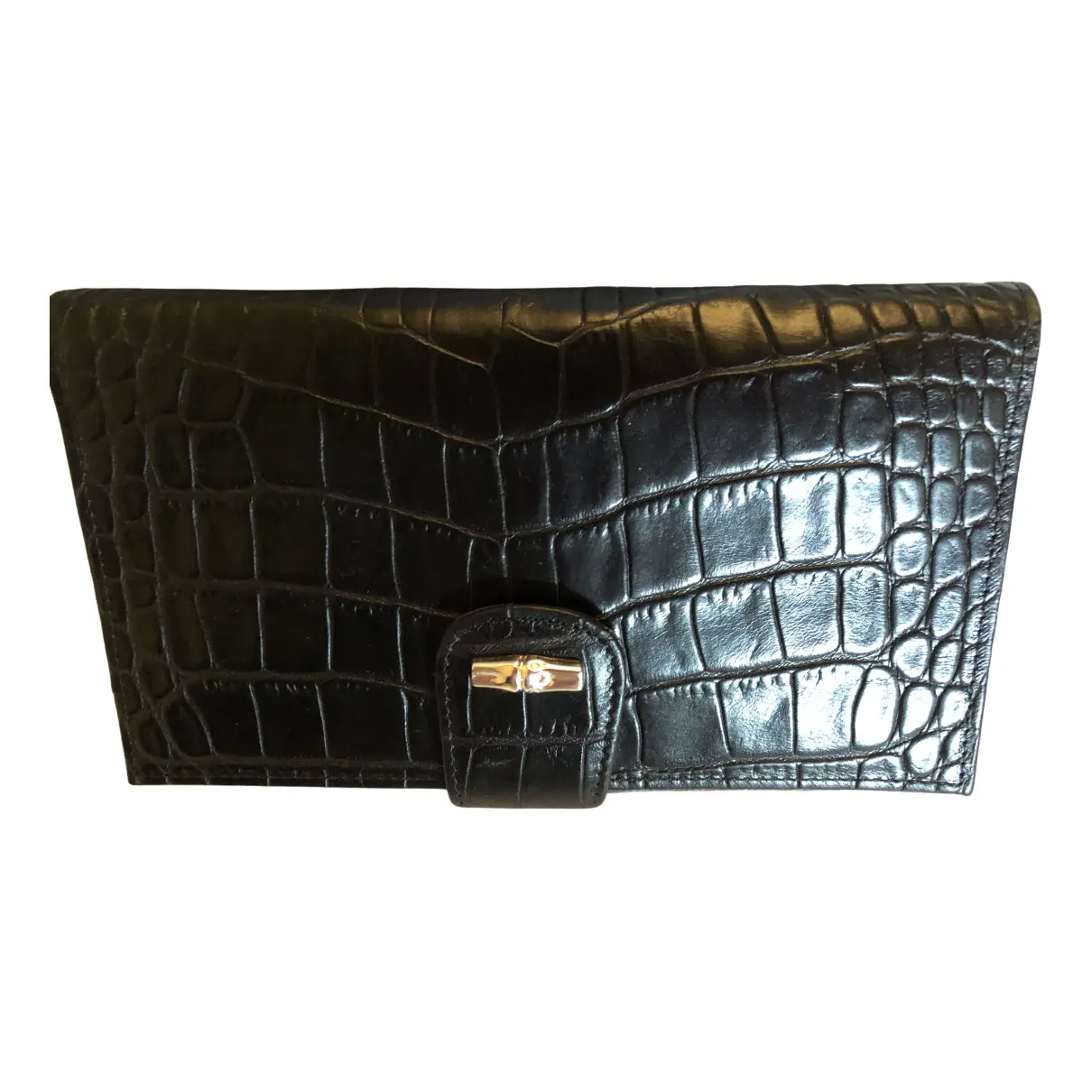 Leather card wallet Longchamp