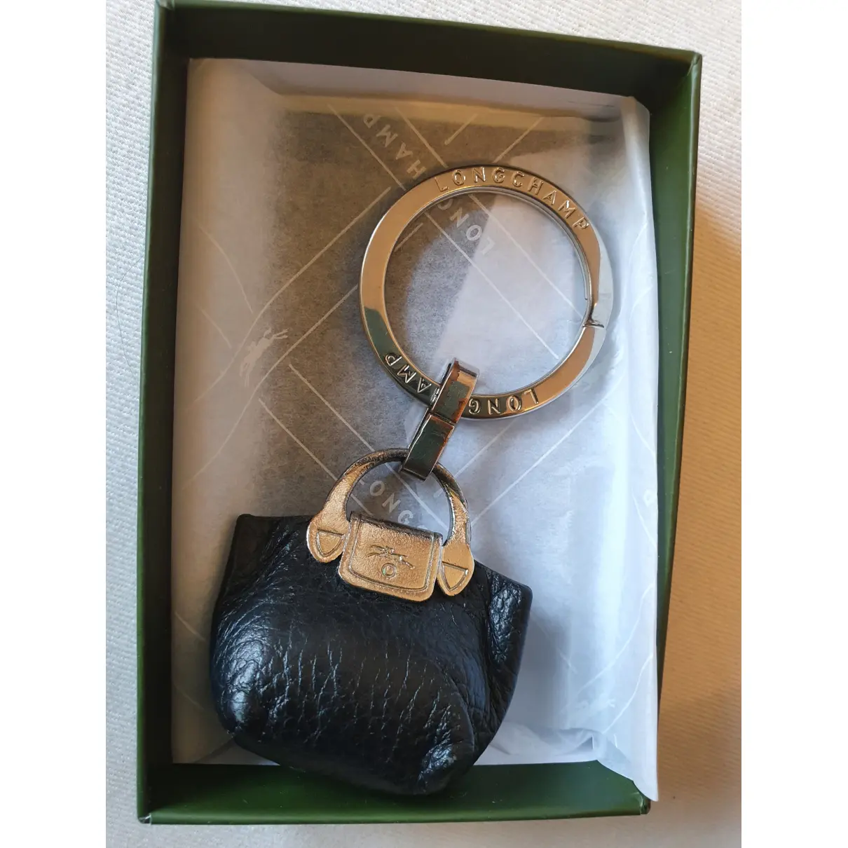 Buy Longchamp Leather key ring online