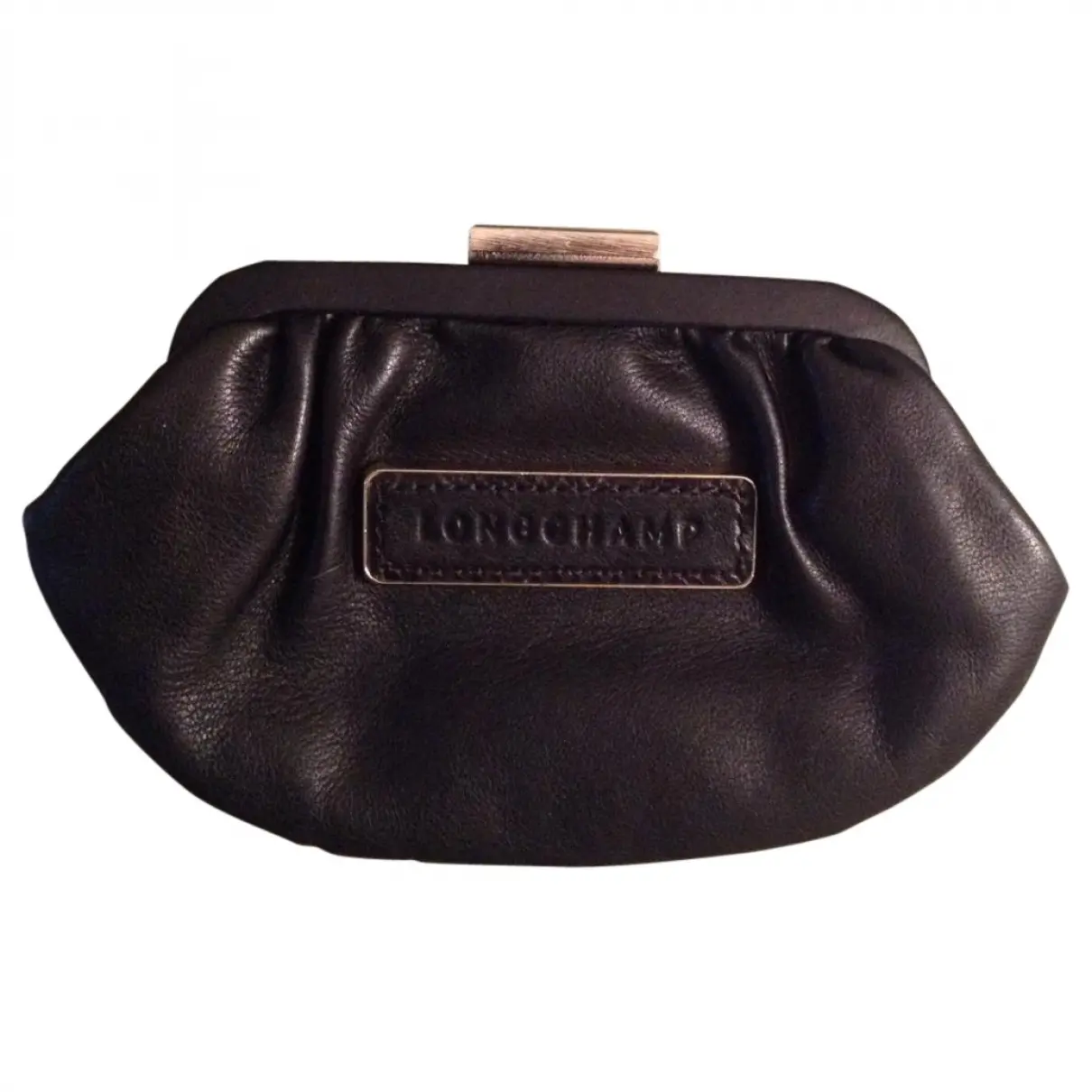Black Leather Purse Longchamp