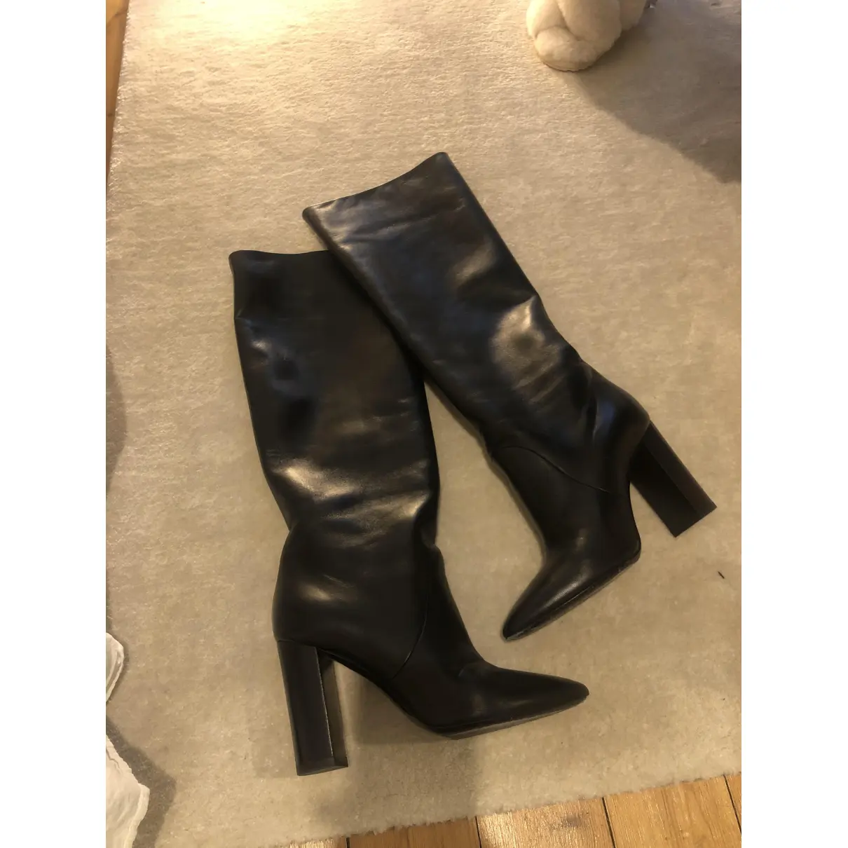 Buy Saint Laurent Lou leather boots online