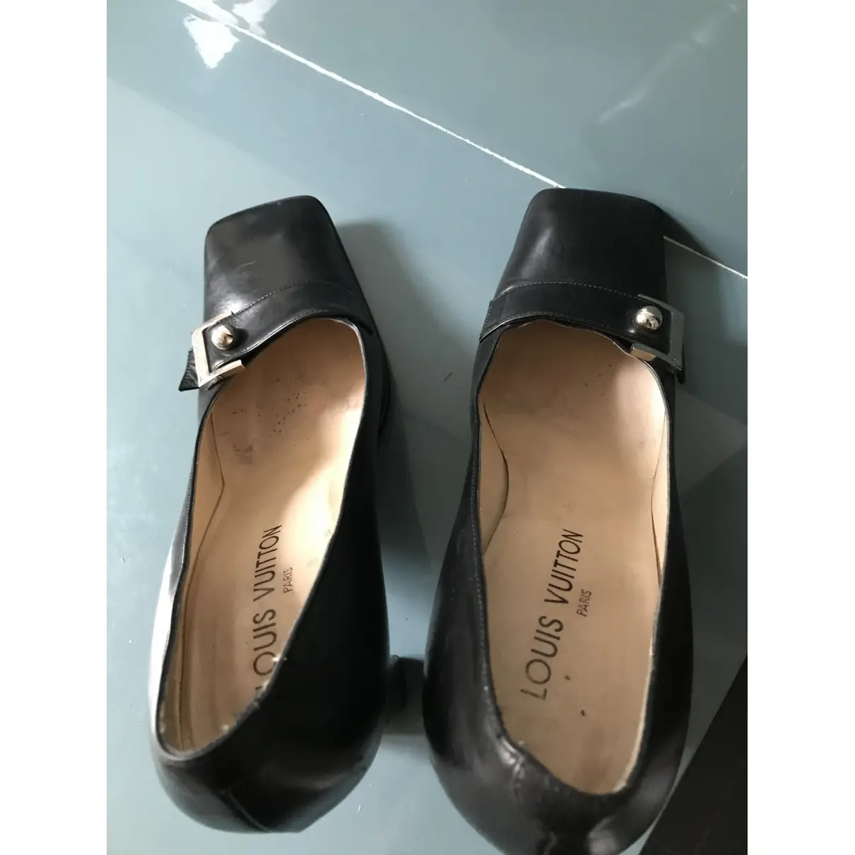 Louis Vuitton Leather heels for sale