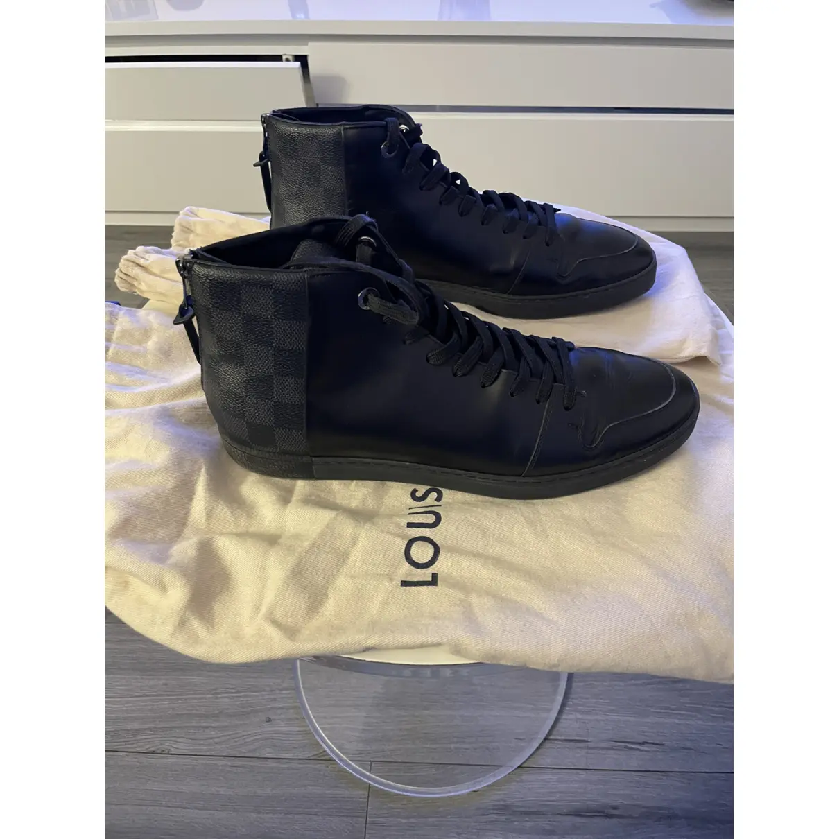 Buy Louis Vuitton Leather high trainers online