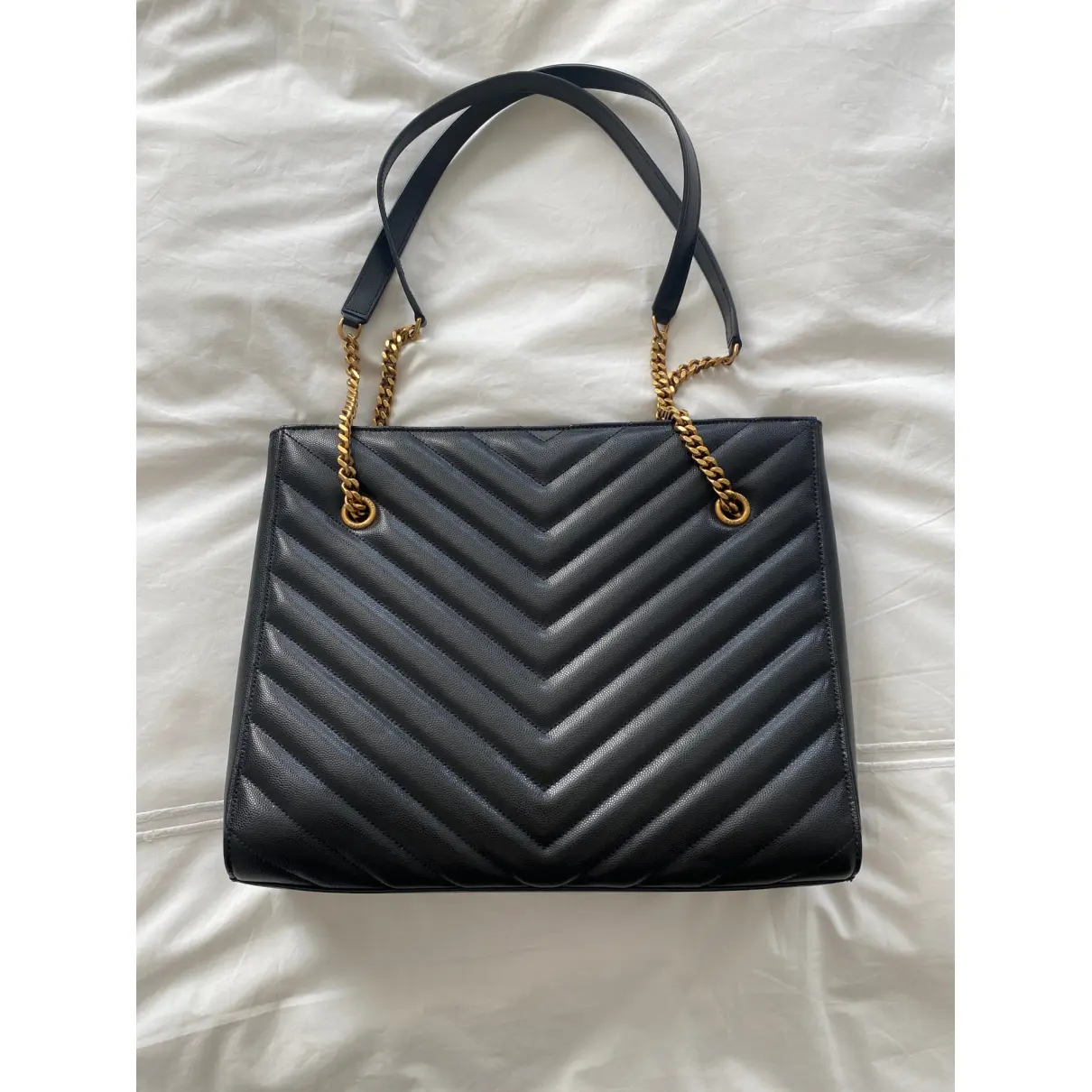 Buy Saint Laurent Loulou Shopping leather handbag online