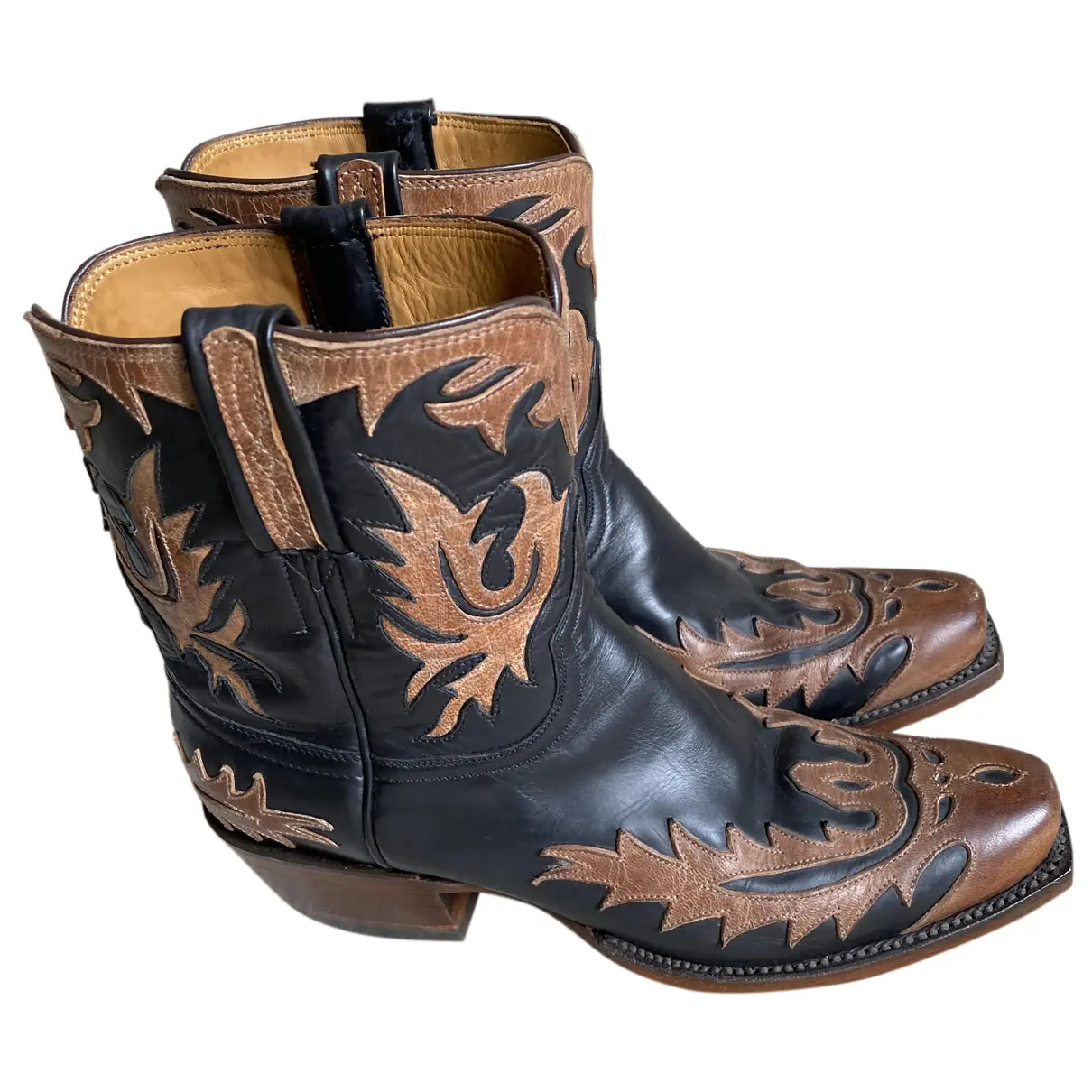 Leather cowboy boots Lucchese