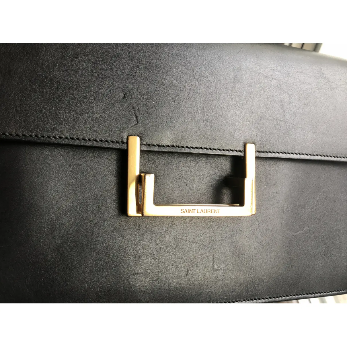 Lulu leather crossbody bag Saint Laurent