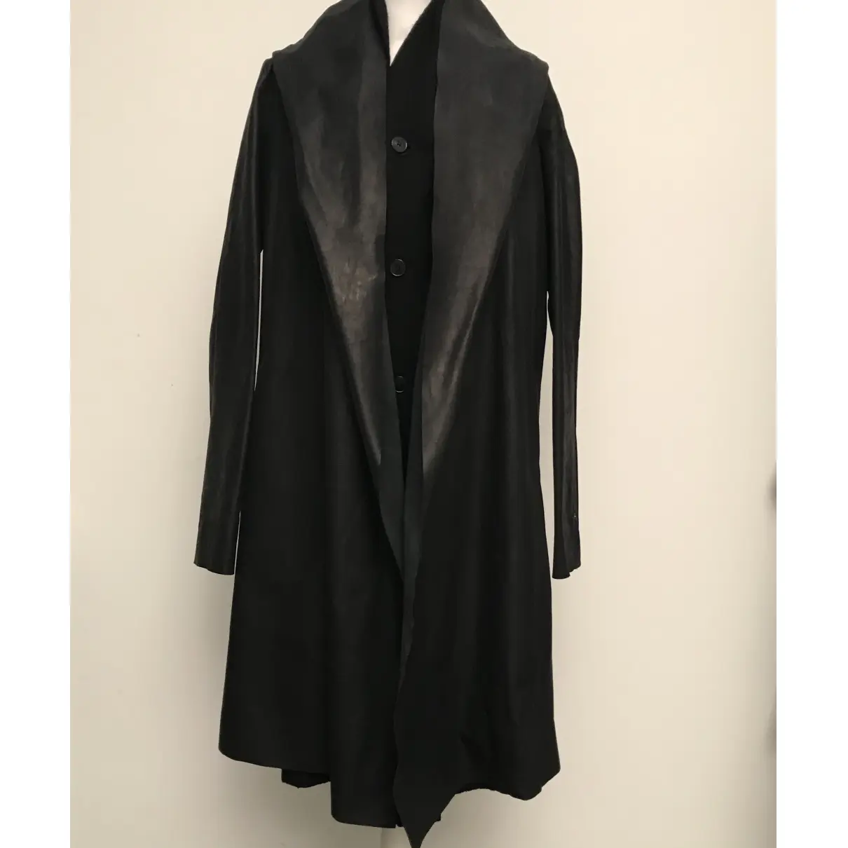 Leather coat MA+