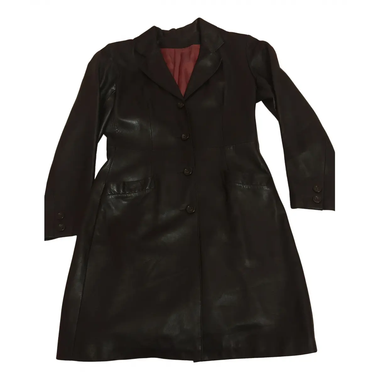 Leather coat Mac Douglas