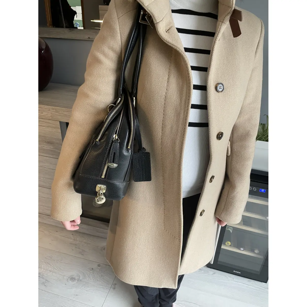 Mademoiselle Adjani leather handbag Lancel