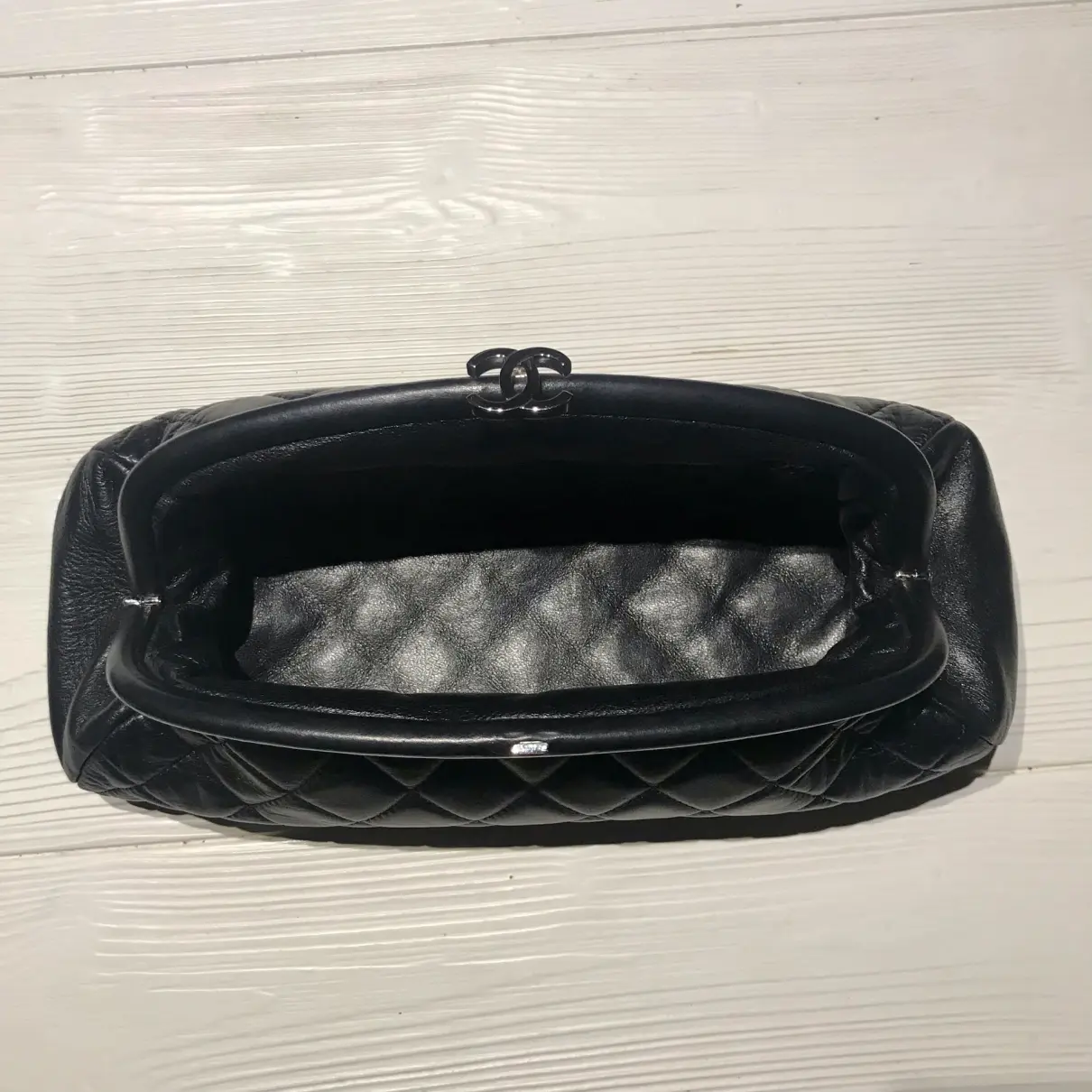 Mademoiselle leather clutch bag Chanel - Vintage