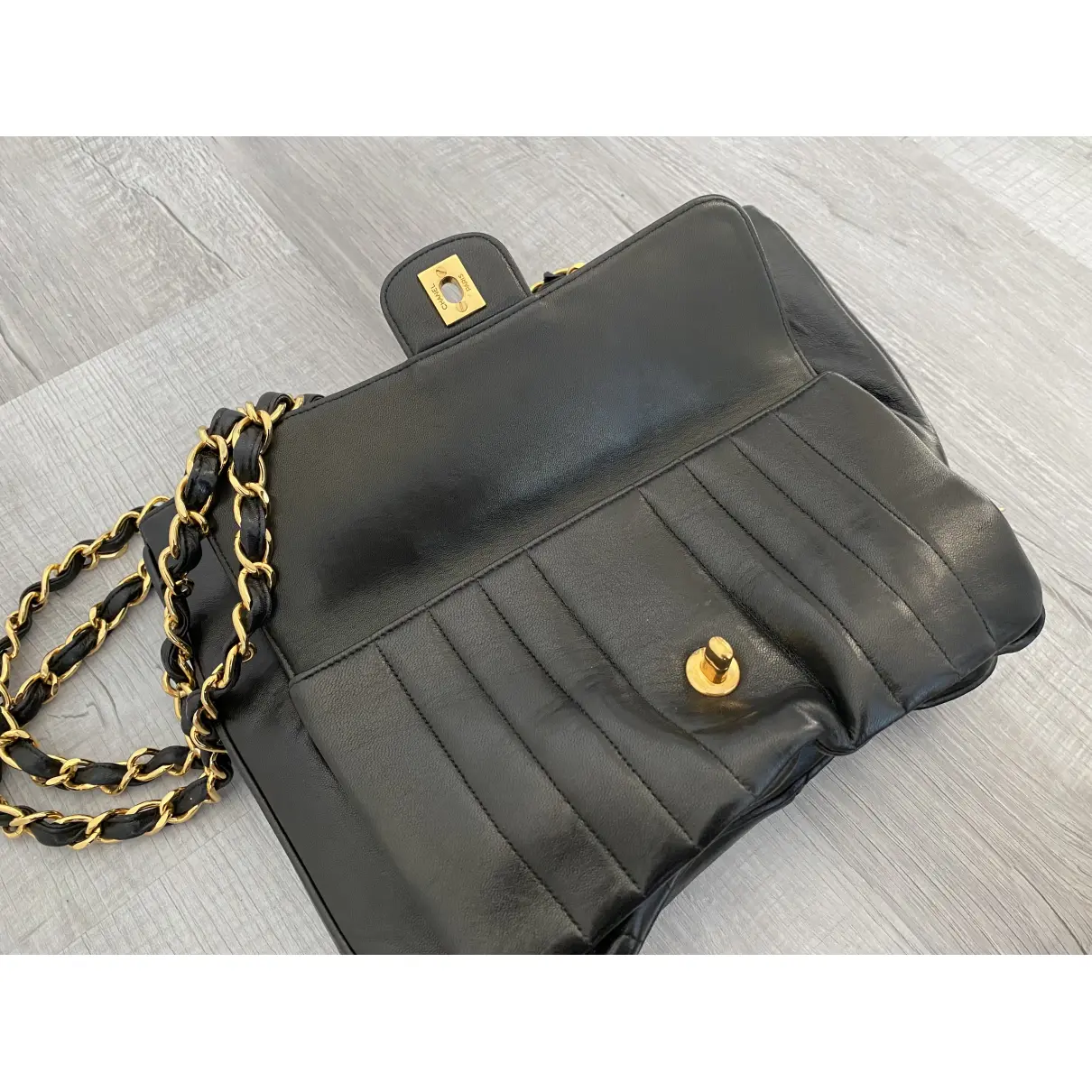 Mademoiselle leather handbag Chanel - Vintage