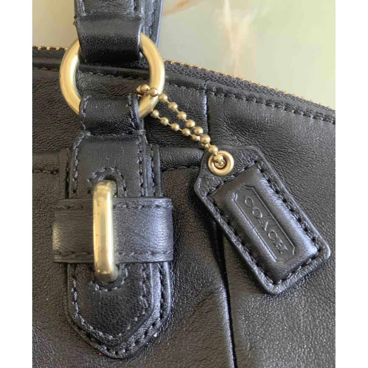 Madison leather handbag Coach