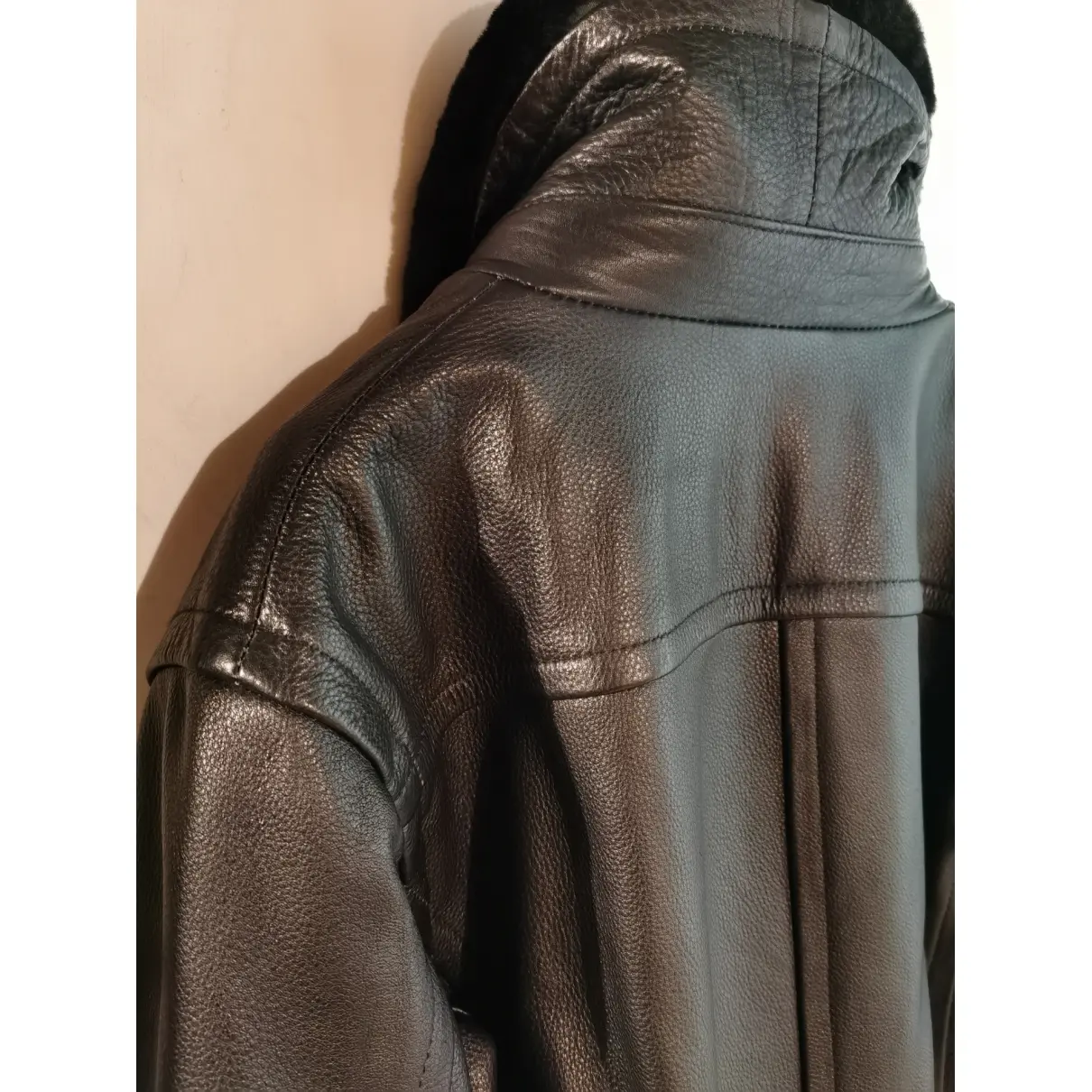 Leather coat Mads Nørgaard