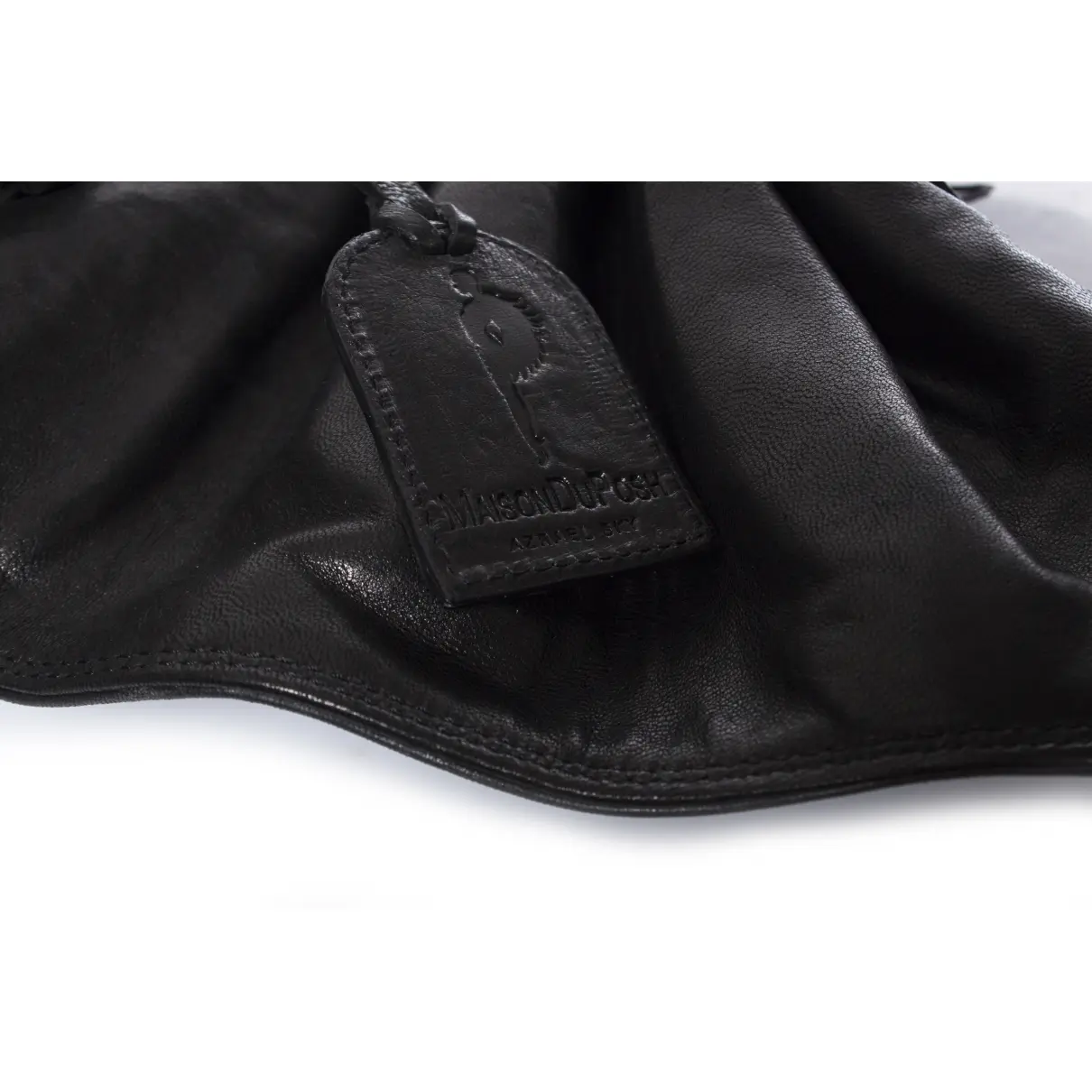 Leather clutch bag Maison Du Posh