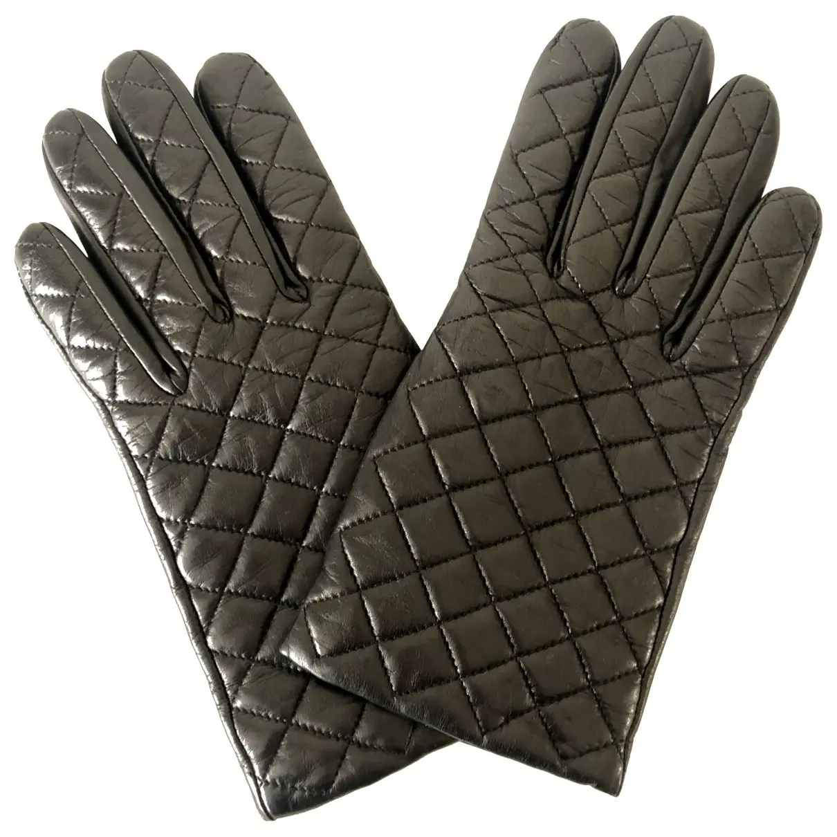 Leather gloves Maison Fabre