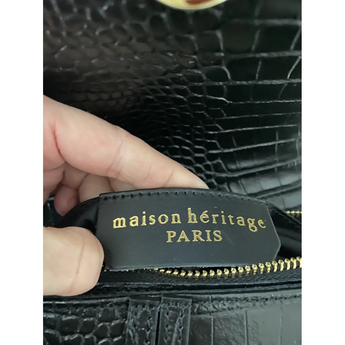 Buy Maison héritage Leather handbag online