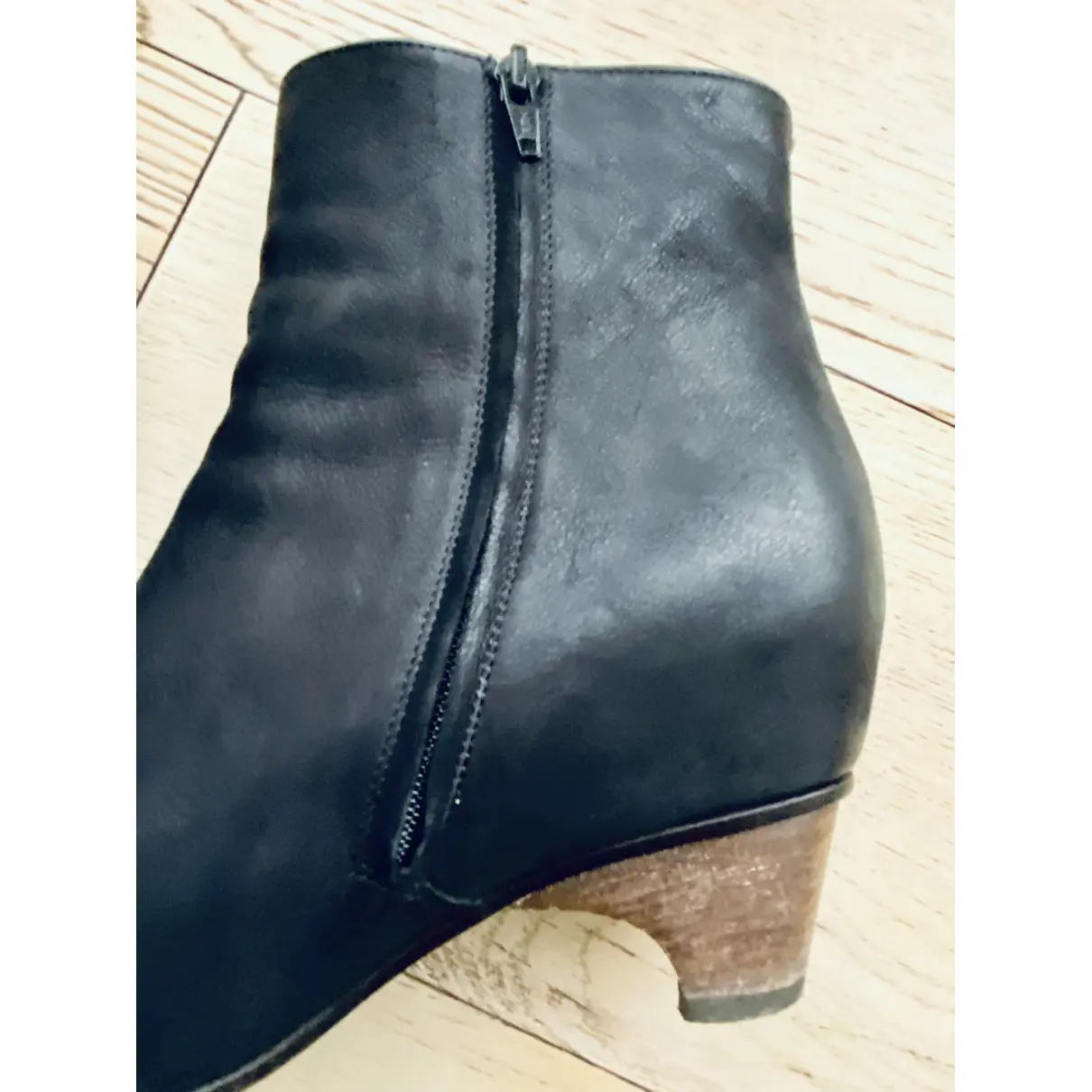 Buy Maison Martin Margiela Leather ankle boots online