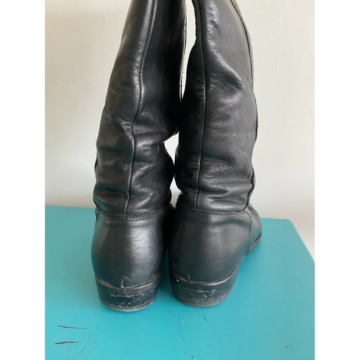 Buy Maison Martin Margiela Leather riding boots online