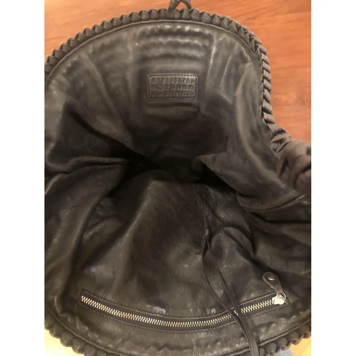 Leather handbag Check 1