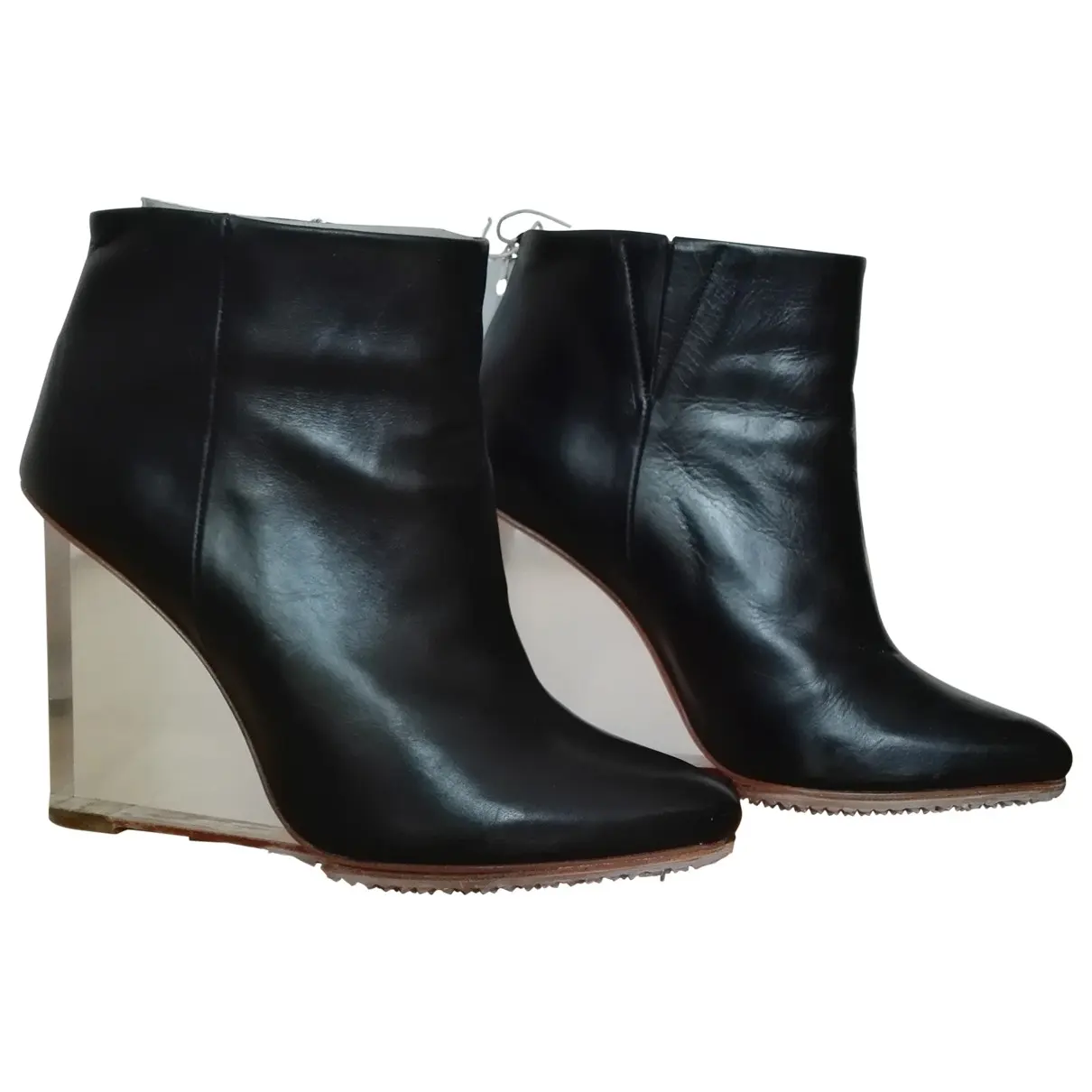 Leather ankle boots Maison Martin Margiela Pour H&M