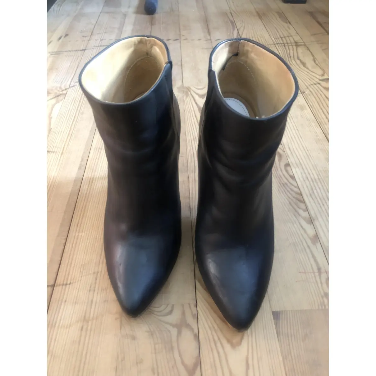 Maison Martin Margiela Pour H&M Leather ankle boots for sale