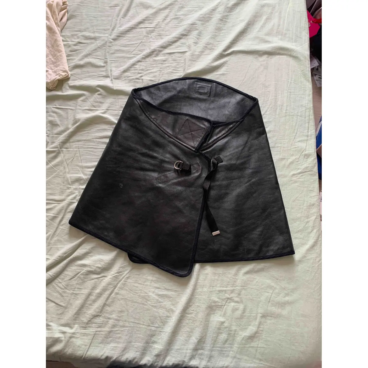 Leather mini skirt Maison Martin Margiela