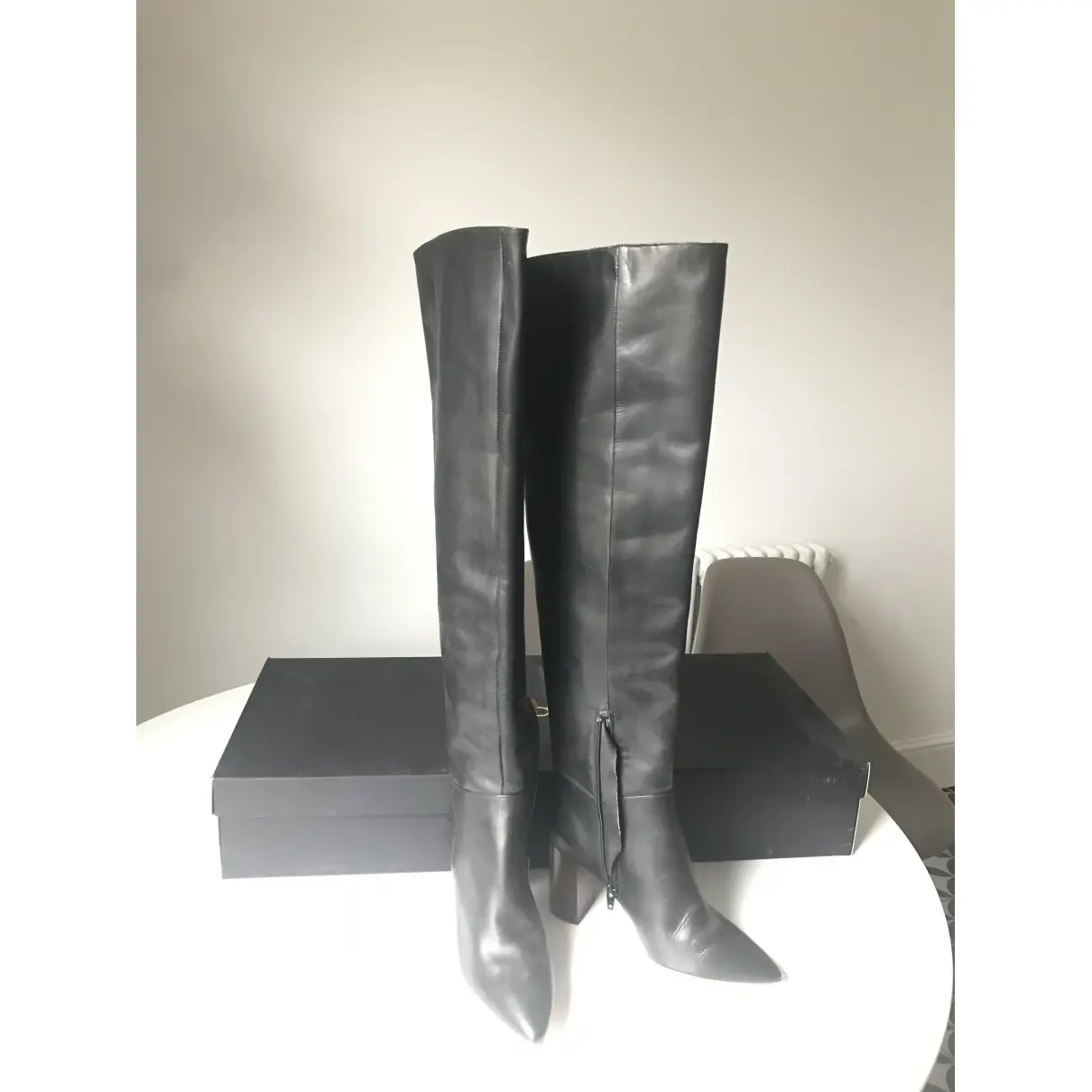 Maje Leather boots for sale