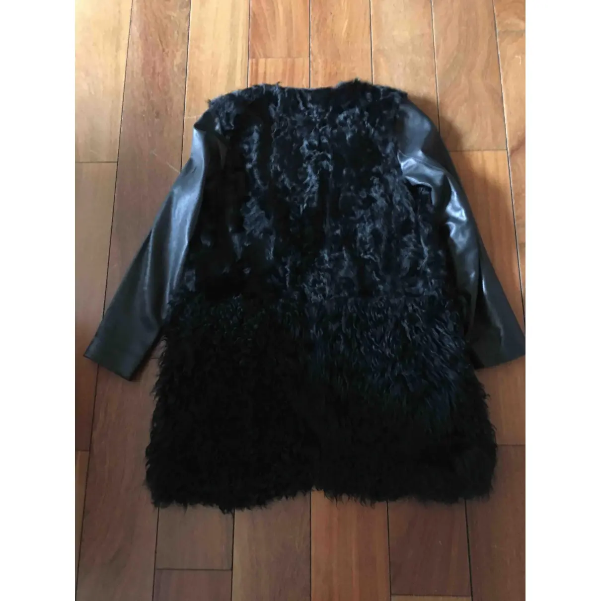 Maje Leather coat for sale