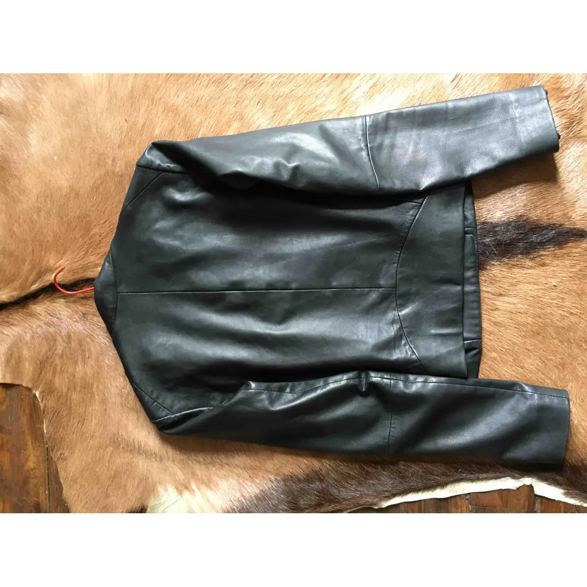 Leather jacket Maje