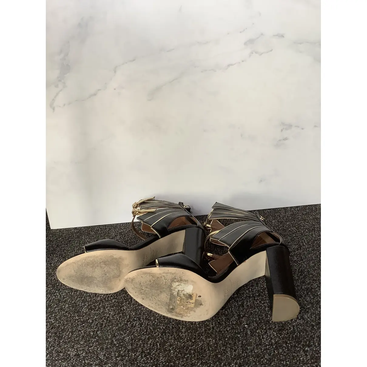 Leather sandal Malone Souliers