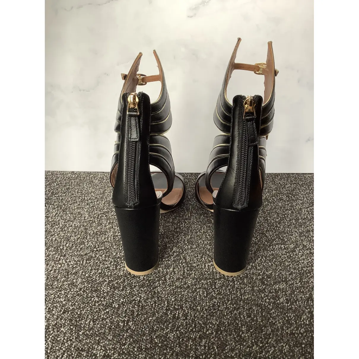 Leather sandal Malone Souliers