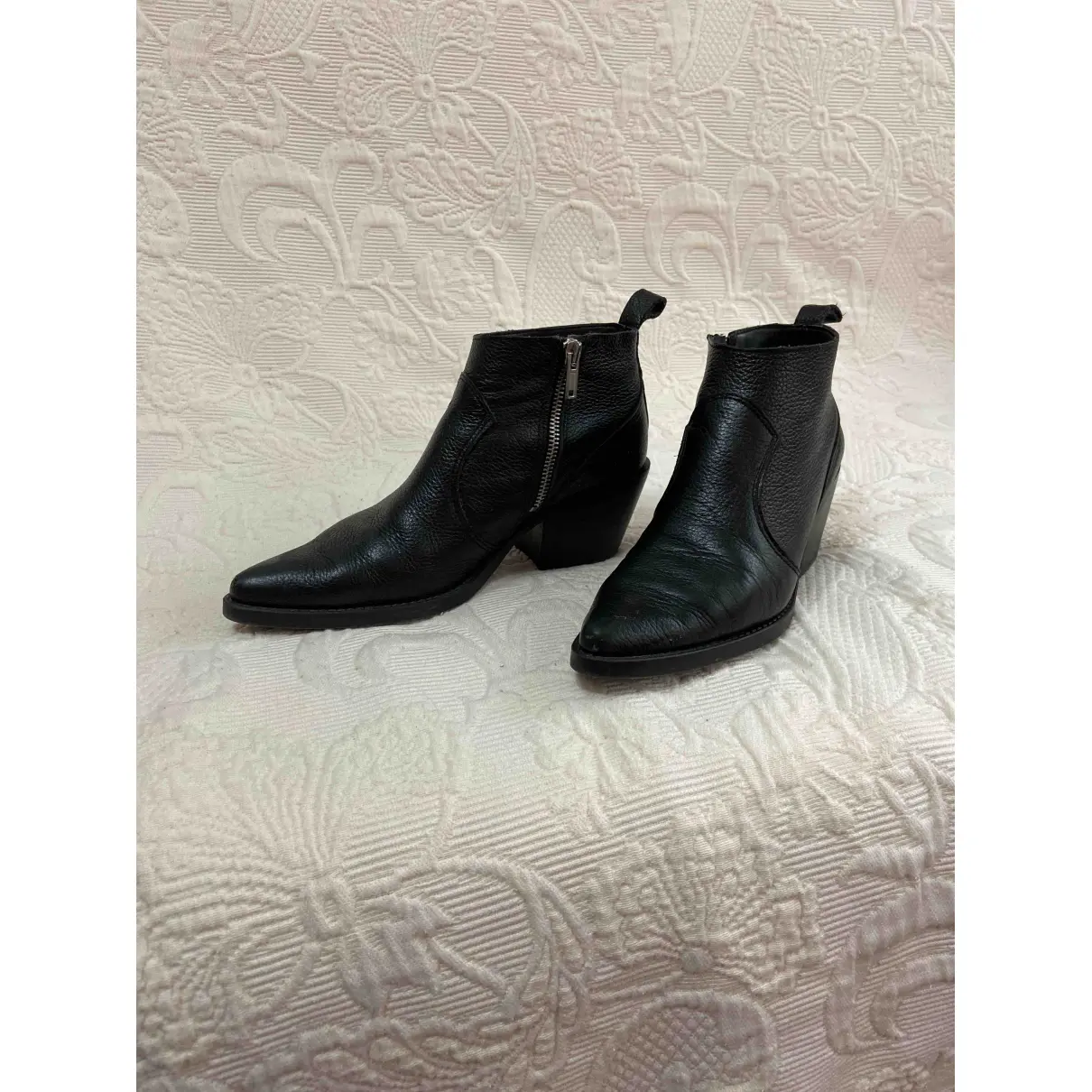 Buy Mango Leather western boots online
