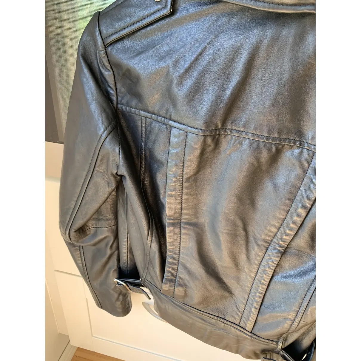 Luxury Mango Leather jackets Women