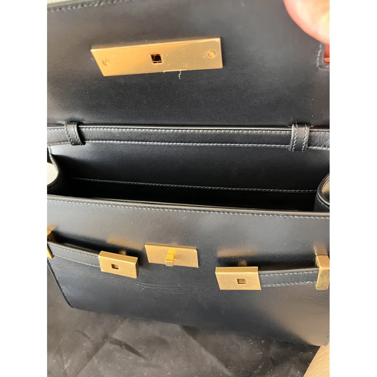 Manhattan leather handbag Saint Laurent