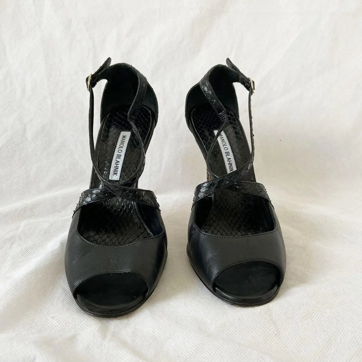 Buy Manolo Blahnik Leather sandals online