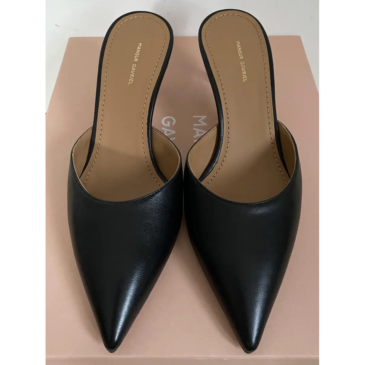 Buy Mansur Gavriel Leather heels online