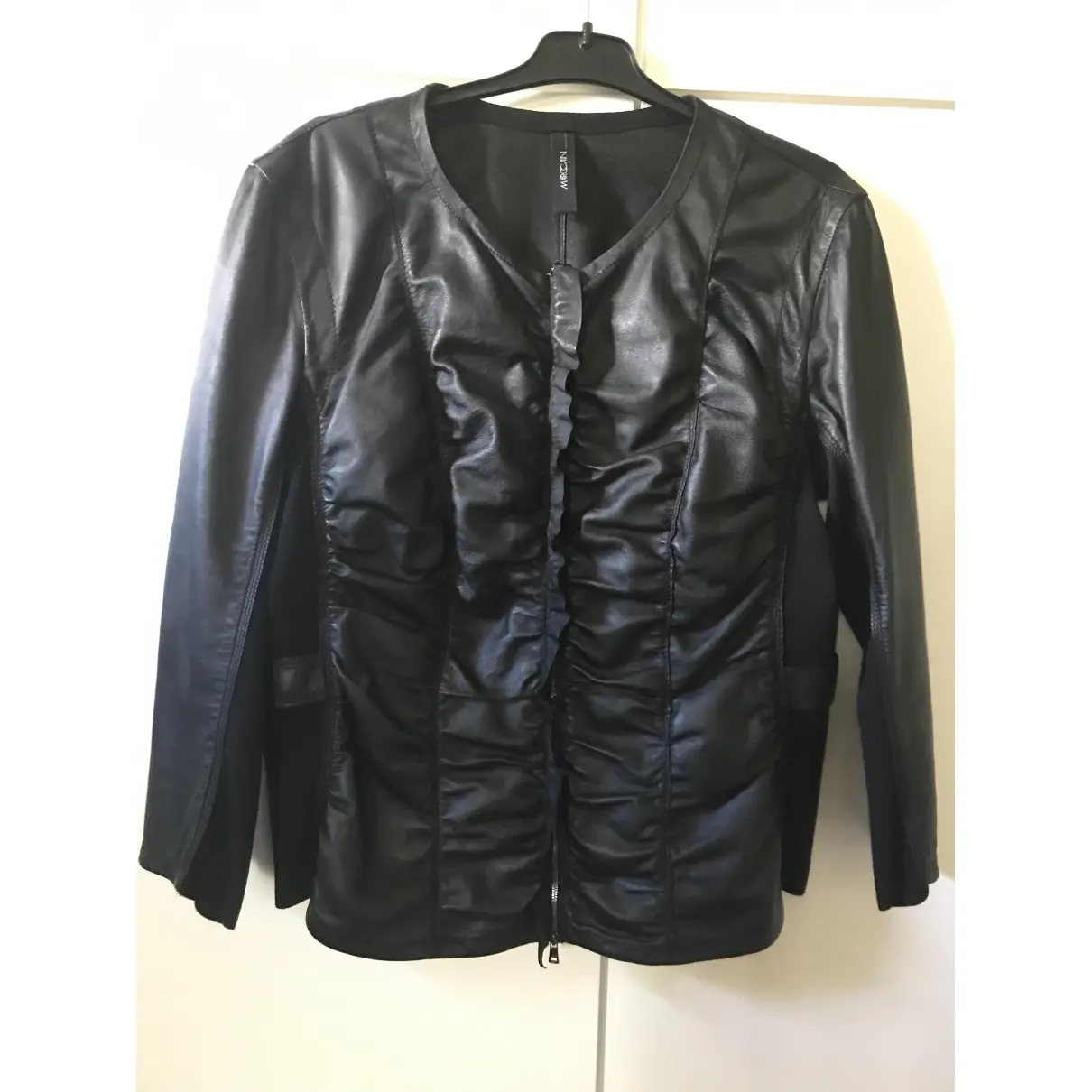 Marc Cain Leather biker jacket for sale