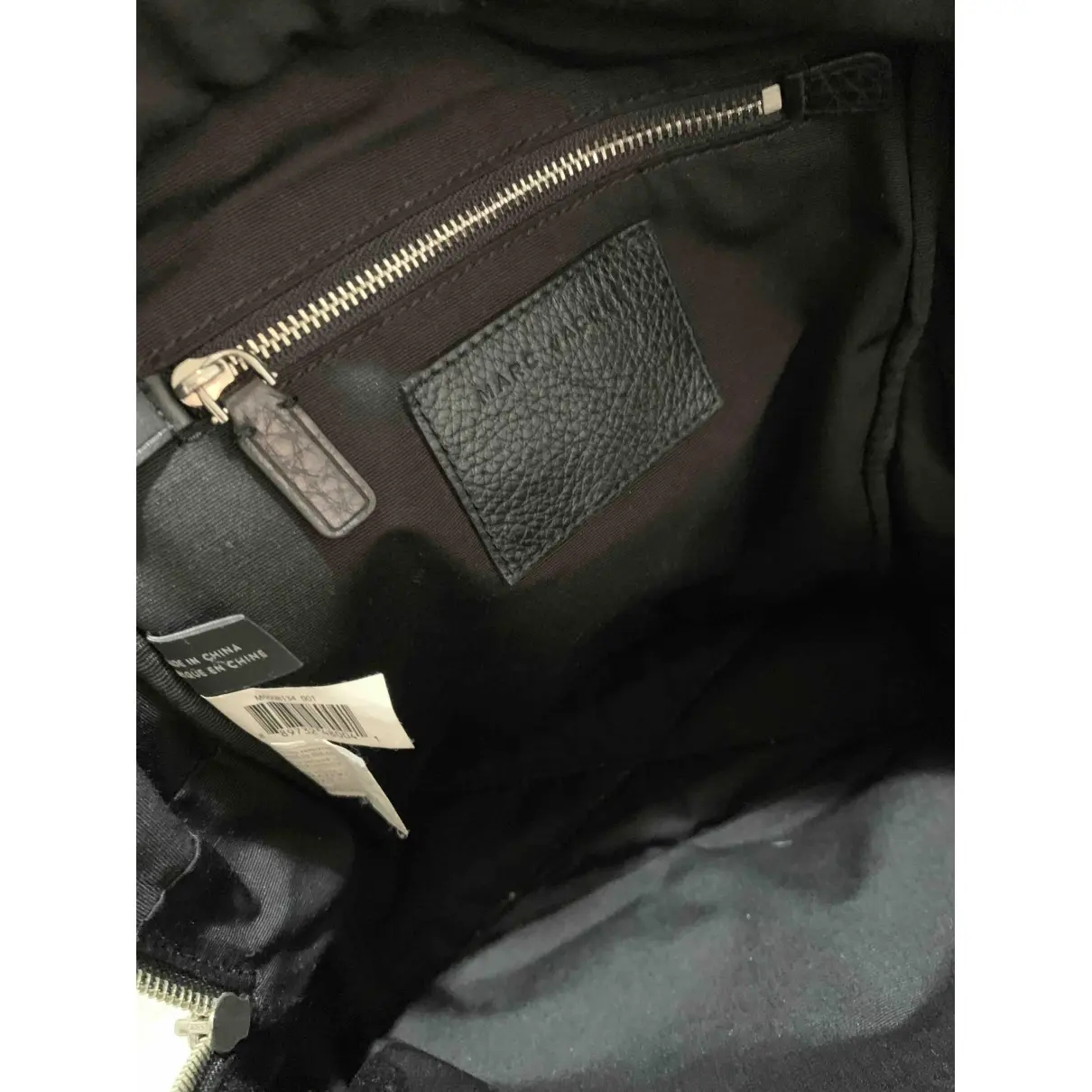 Leather backpack Marc Jacobs