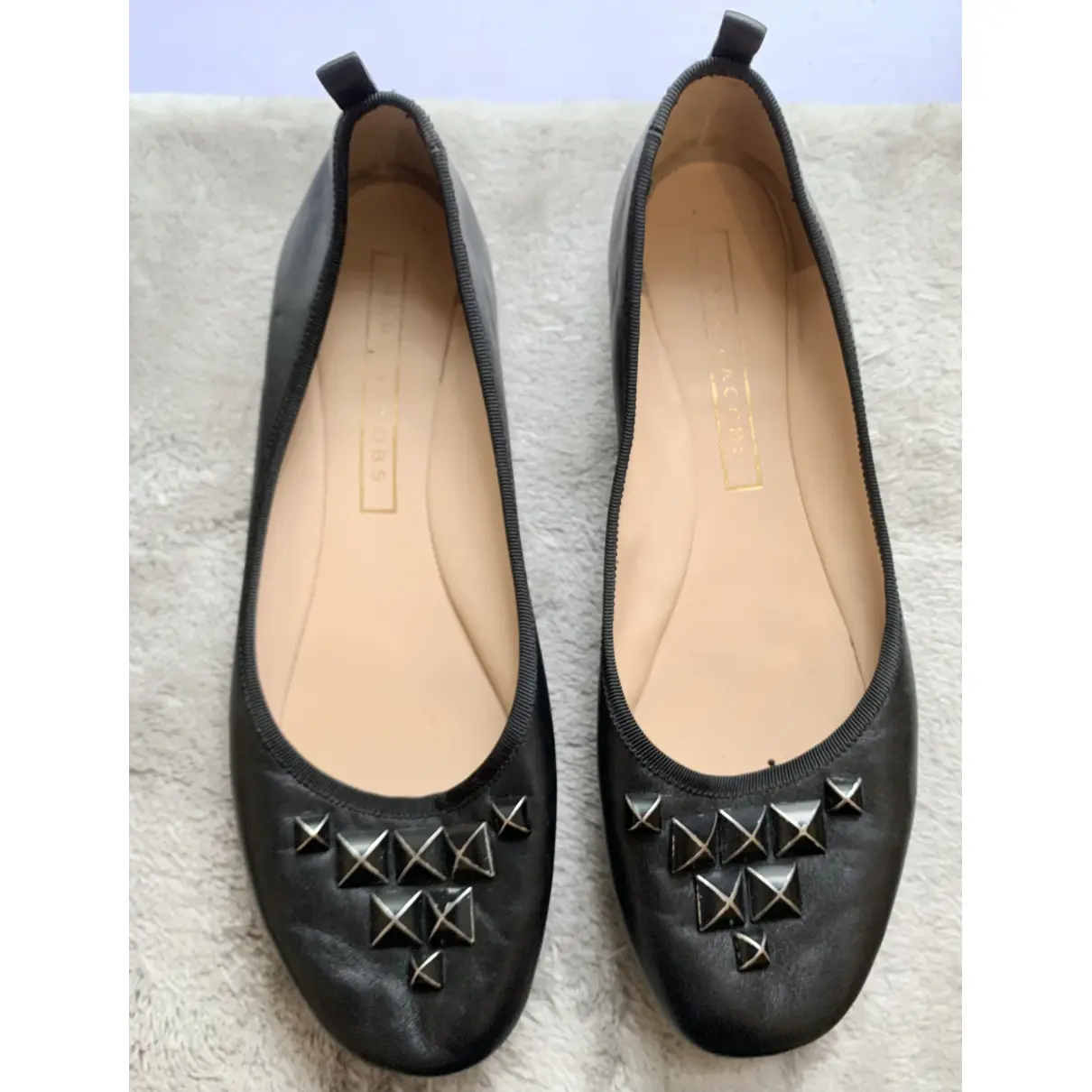 Buy Marc Jacobs Leather ballet flats online