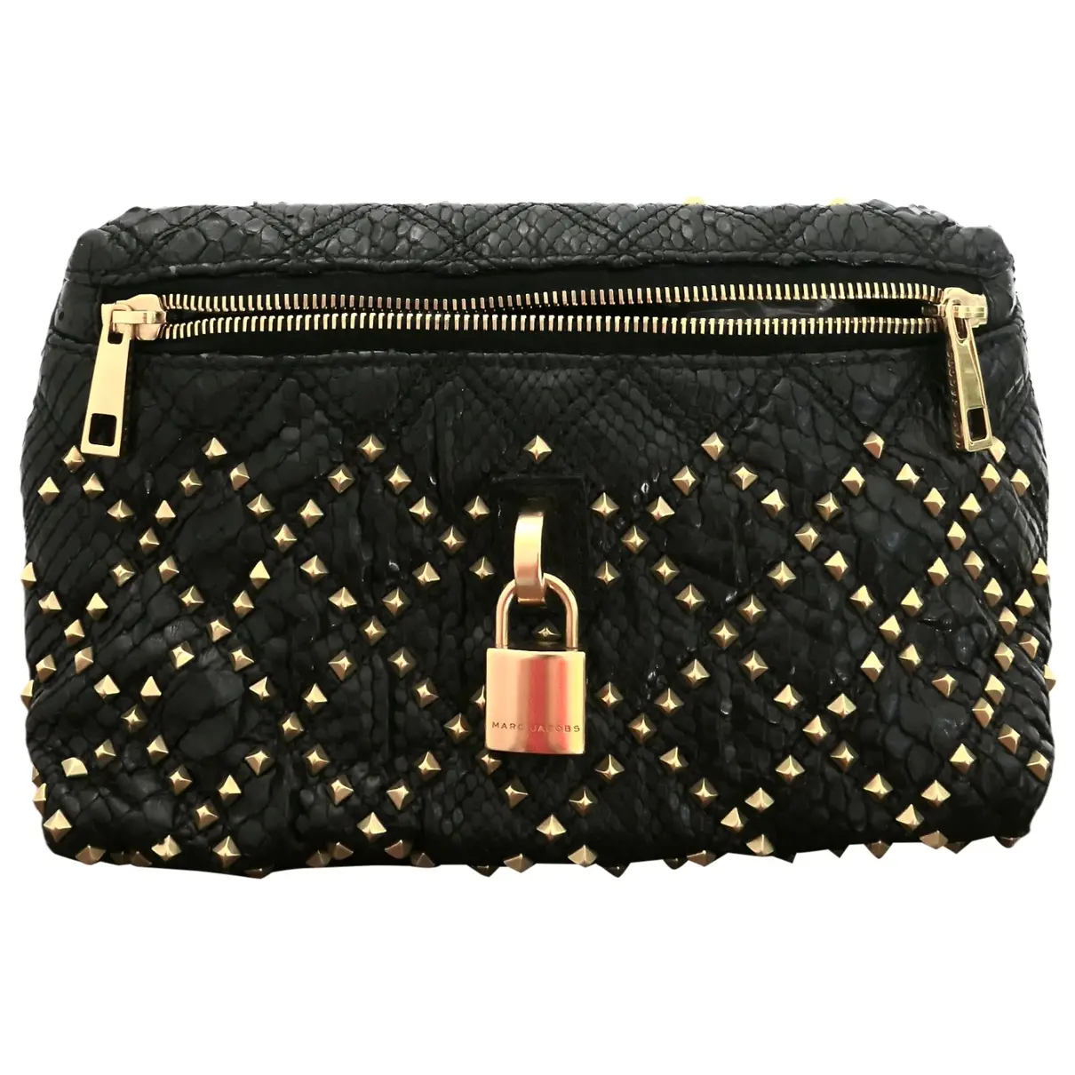 Leather clutch bag Marc Jacobs
